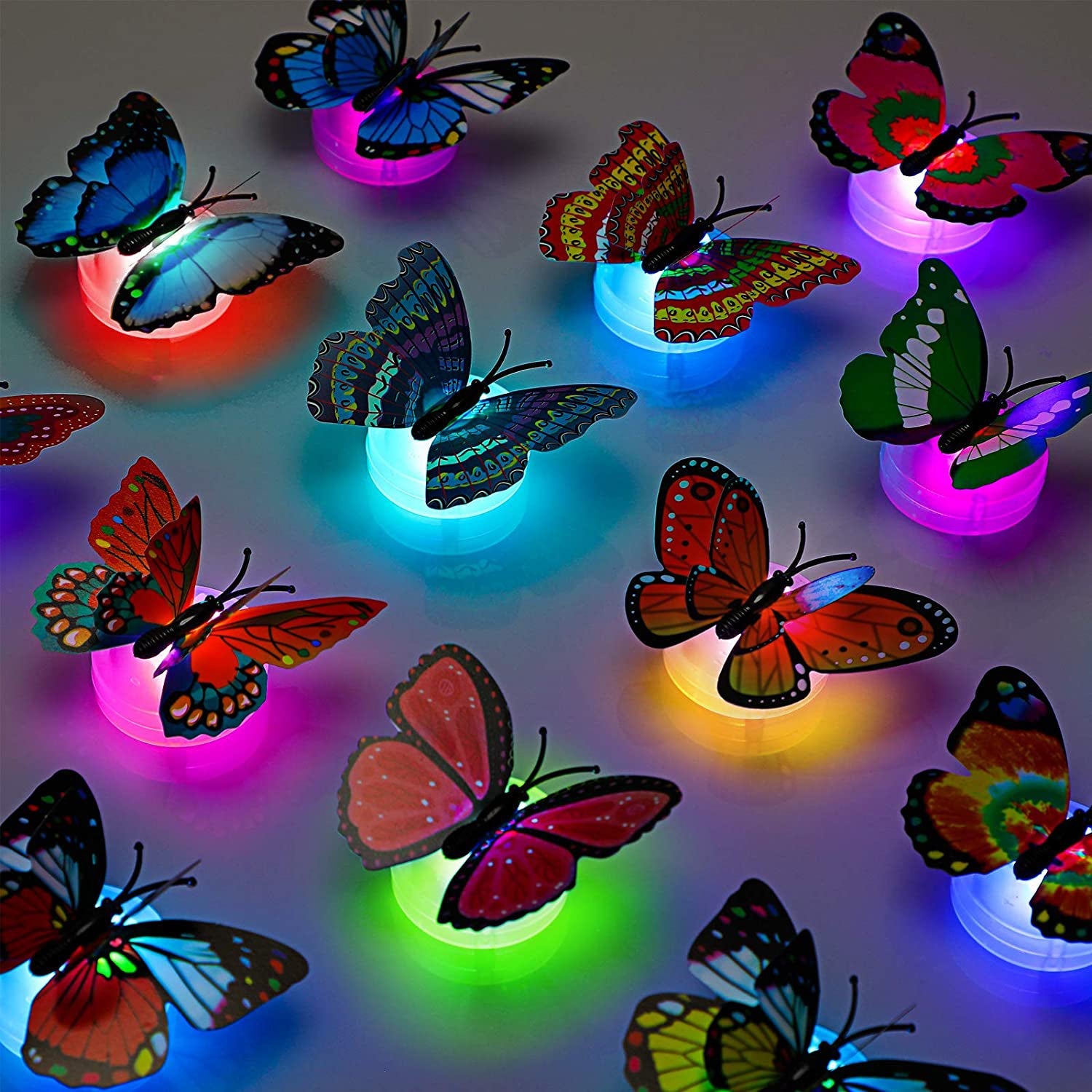 6278 The Butterfly 3D Night Lamp Comes with 3D Illusion Design Suitable for Drawing Room, Lobby. DeoDap 6278 The Butterfly 3D Night Lamp Comes with 3D Illusion Design Suitable for Drawing Room, Lobby. DeoDap